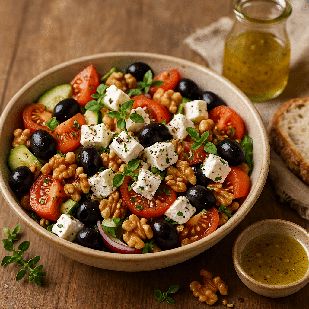 salade fraichement Greque