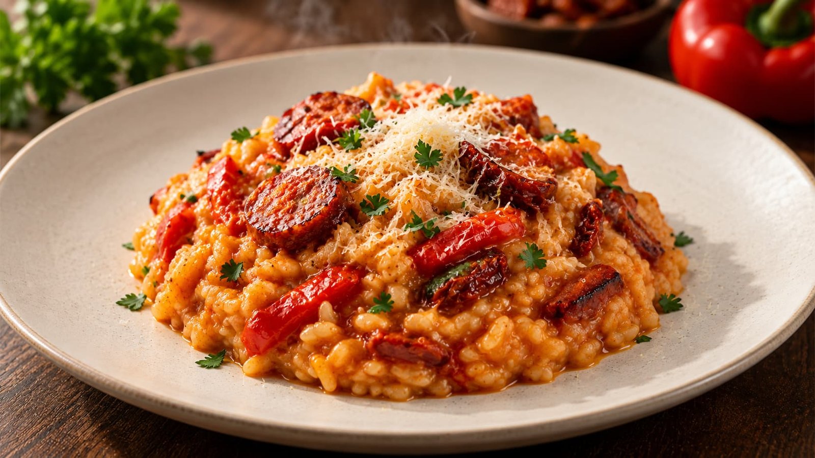risotto chorizo
